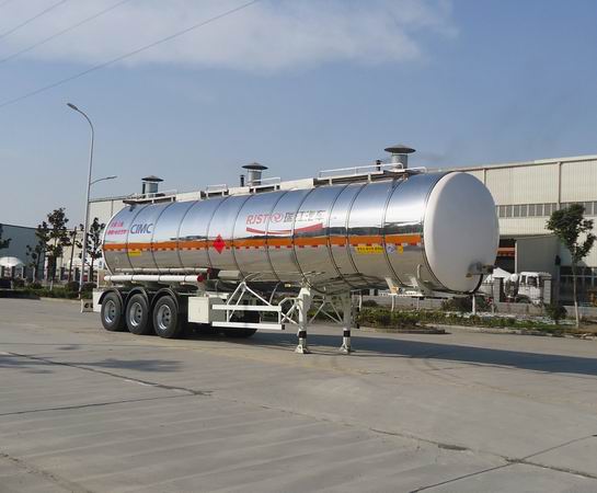 瑞江12.9米31吨3轴易燃液体罐式运输半挂车(WL9401GRYE)
