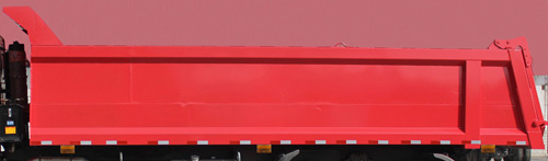 PC3255N3846D1 海福龙375马力后双桥,后八轮柴油5.6米国四自卸汽车图片