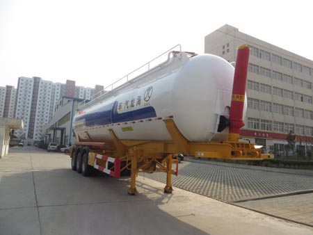 海福龙11.3米32.2吨3轴中密度粉粒物料运输半挂车(PC9401GFLA)