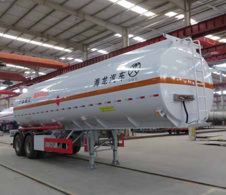 海福龙10米27.8吨2轴易燃液体罐式运输半挂车(PC9350GRY1)