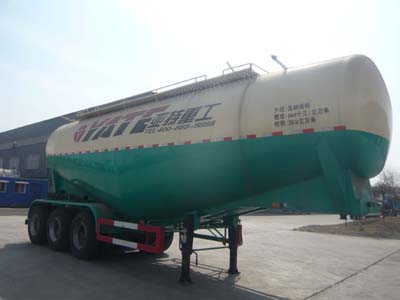 亚特重工10.4米32.6吨3轴中密度粉粒物料运输半挂车(TZ9407GFLB)