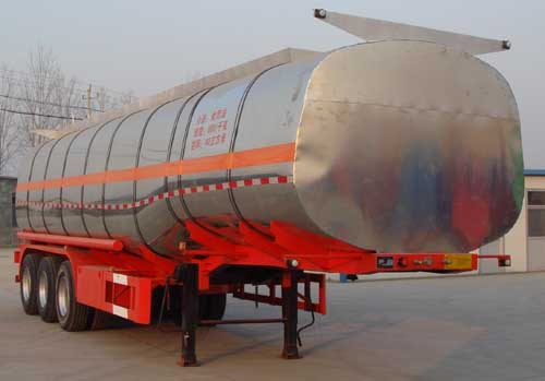 中运11.2米30.5吨3轴润滑油罐式运输半挂车(YFZ9400GRH)