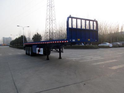 华骏13米32吨3轴平板自卸半挂车(ZCZ9400ZZXPHJF)