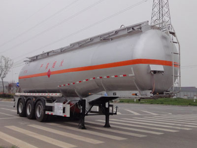 永强11.3米31.6吨3轴易燃液体罐式运输半挂车(YQ9400GRYCF2)