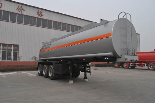 旗林9.8米31.5吨3轴腐蚀性物品罐式运输半挂车(QLG9407GFW)