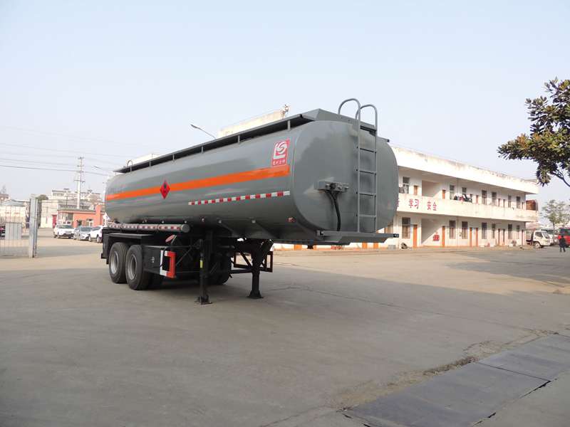 醒狮9米26.5吨2轴易燃液体罐式运输半挂车(SLS9356GRY)