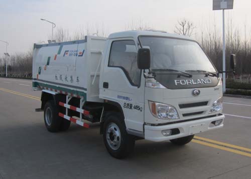 福田牌BJ5045ZLJ-1自卸式垃圾车