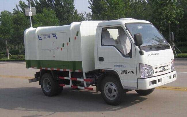 福田牌BJ5045ZLJ-2自卸式垃圾车