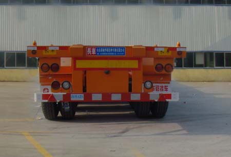 华郓达FL9400TJZ集装箱运输半挂车公告图片