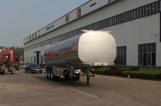 通亚达13米29.3吨3轴易燃液体罐式运输半挂车(CTY9404GRYA)