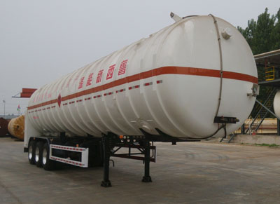 鲁西13米21.4吨3轴低温液体运输半挂车(LXZ9400GDY)