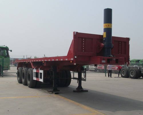 宏昌天马11.3米31.5吨3轴平板自卸半挂车(HCL9400ZZXP)