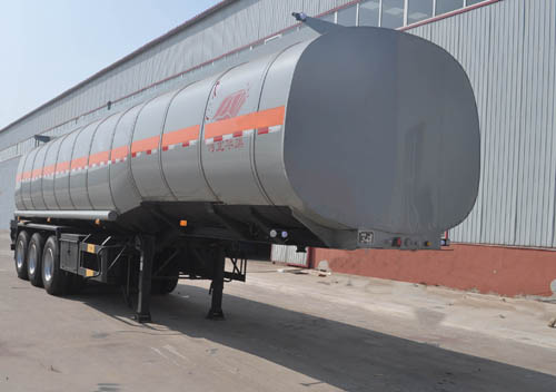 旗林12米29.7吨3轴易燃液体罐式运输半挂车(QLG9409GRY)