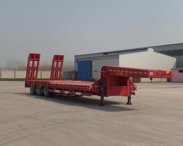 晋龙东捷13米28.5吨3轴低平板半挂车(TDJ9370TDP)
