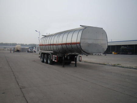 盛润12米30吨3轴易燃液体罐式运输半挂车(SKW9406GRYT)