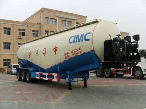 中集13米25.8吨3轴粉粒物料运输半挂车(ZJV9400GFLDY)