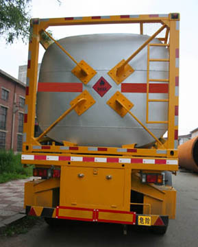 建成JC9401GHY框架罐式化工液体运输半挂车公告图片