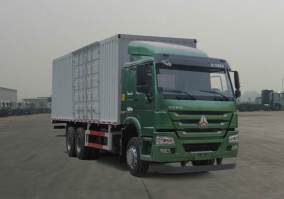 豪沃牌ZZ5257XXYM3847D1厢式运输车