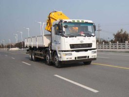 华菱之星牌HN5310JSQ0L4随车起重运输车