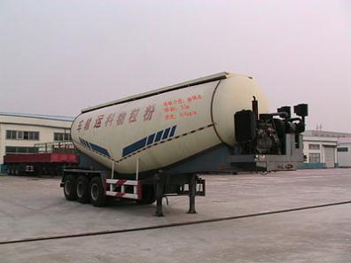 中运9.5米32.7吨3轴中密度粉粒物料运输半挂车(YFZ9403GFLZY)
