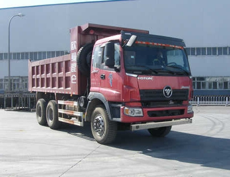 BJ3258DLPJE-XB 欧曼340马力后双桥,后八轮柴油6米国四自卸汽车图片