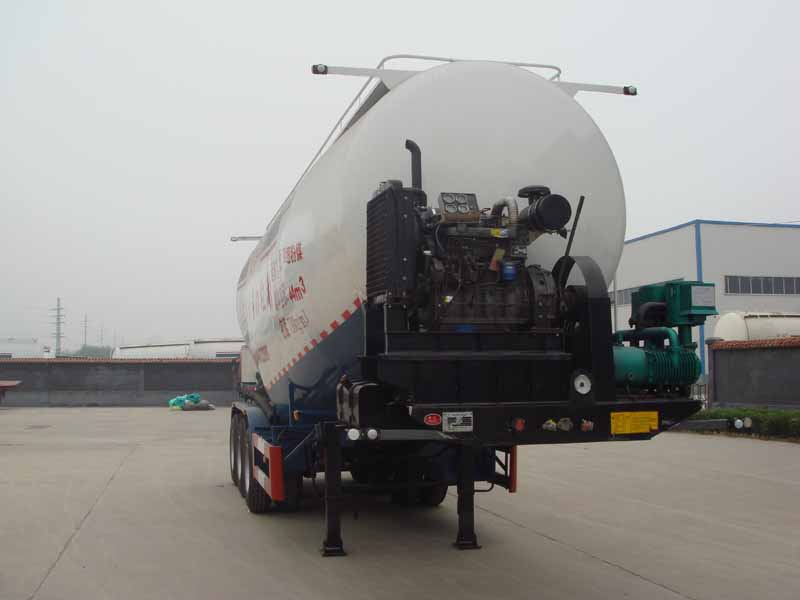 中运10米31.8吨3轴中密度粉粒物料运输半挂车(YFZ9406GFLZY)