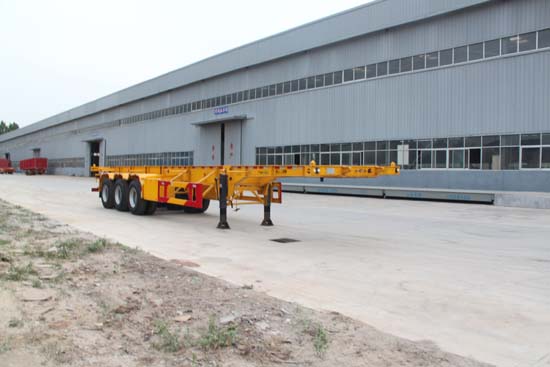 恒通梁山13米34吨3轴集装箱运输半挂车(CBZ9401TJZ)