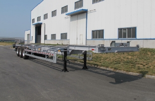丛林15米34.4吨3轴铝合金集装箱运输半挂车(LCL9401TJZ)