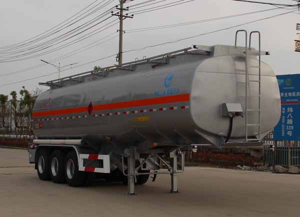 开乐10.9米30.5吨3轴易燃液体罐式运输半挂车(AKL9408GRY)