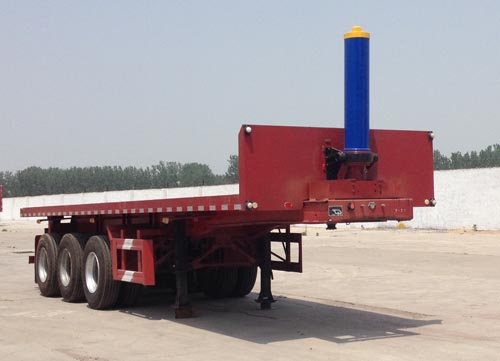 凯迪捷9.5米32.4吨3轴平板自卸半挂车(KDJ9401ZZXP)