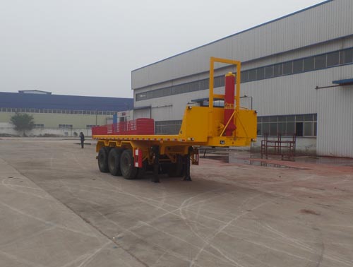 邢牛9.5米32.7吨3轴平板自卸半挂车(XCG9400ZZXP)