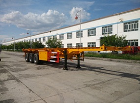 恒毅12.5米34吨3轴集装箱运输半挂车(YHY9400TJZ)