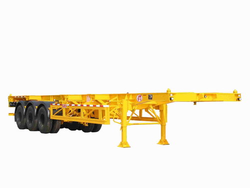 明威12.5米33吨3轴集装箱运输半挂车(NHG9408TJZG)