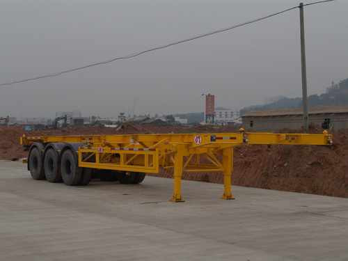 明威12.5米32吨3轴集装箱运输半挂车(NHG9396TJZG)
