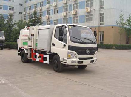 华林牌HLT5072ZZZEV纯电动自装卸式垃圾车