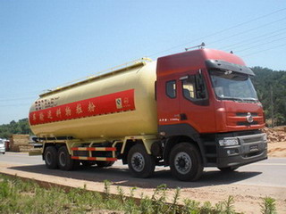岷江牌YZQ5310GFL4低密度粉粒物料运输车公告图片