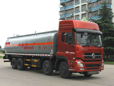 程力威牌CLW5310GRYD4易燃液体罐式运输车图片