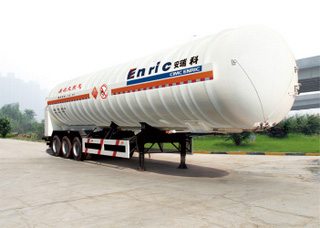 安瑞科13米21.5吨3轴低温液体运输半挂车(HGJ9407GDY)