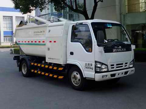 中联牌ZLJ5070ZZZBEV纯电动自装卸式垃圾车公告图片