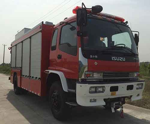 SJD5141TXFJY75/W 捷达消防牌抢险救援消防车图片