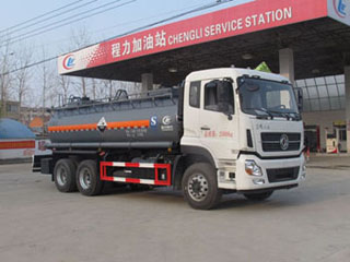 程力威牌CLW5254GFWD4腐蚀性物品罐式运输车图片