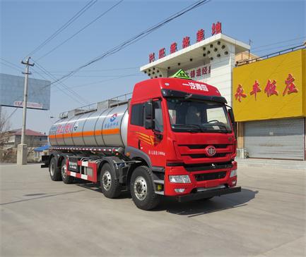 黄海牌DD5310GFW腐蚀性物品罐式运输车