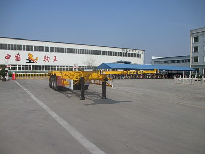驹王12.4米34.2吨3轴集装箱运输半挂车(ZJW9404TJZG)