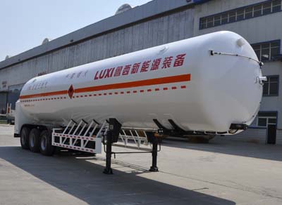 鲁西13米20.2吨3轴低温液体运输半挂车(LXZ9381GDY)