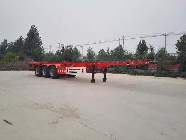 豫前通12.4米31吨3轴集装箱运输半挂车(HQJ9370TJZ)