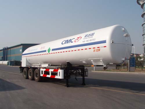 圣达因12米26.4吨3轴低温液体运输半挂车(SDY9403GDYY)