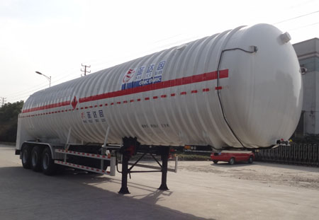 圣达因13米24.7吨3轴低温液体运输半挂车(SDY9403GDYT)