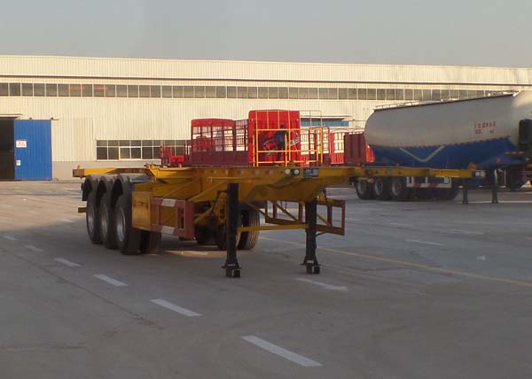 郓翔12.6米33.6吨3轴集装箱运输半挂车(YDX9400TJZ)