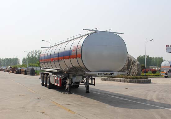 通亚达12米29.7吨3轴易燃液体罐式运输半挂车(CTY9403GRYA)