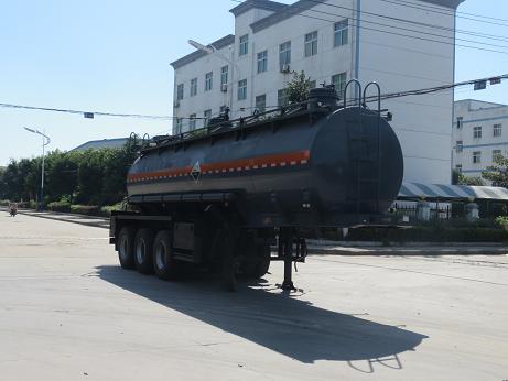 特运10米30.5吨3轴腐蚀性物品罐式运输半挂车(DTA9405GFW)